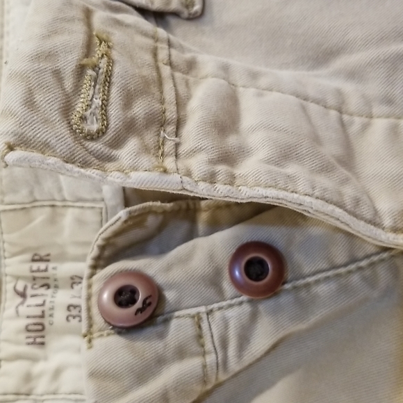 🌸2 for $15🌸 Hollister Slim Straight Chinos 33x32 - Picture 6 of 12